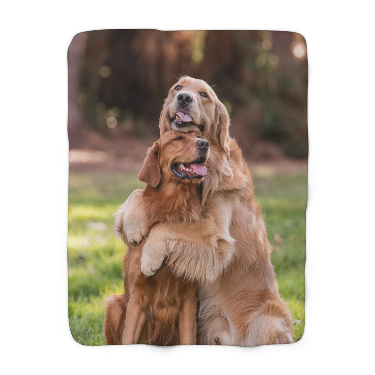 Custom Pet Photo Sherpa Blanket